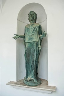 Statue in Villa San Michele, the life's work at Capri of the Swedish physician and author Axel