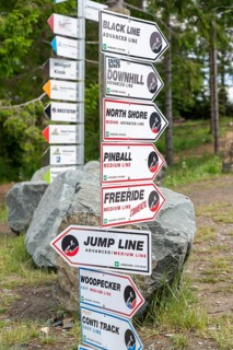 Bikepark Winterberg, on the Kappe mountain, 11 mountain bike downhill trails, in all levels of