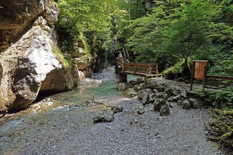 Seisenbergklamm gorge, natural monument, Pinzgau, Salzburger Land, Austria, Europe