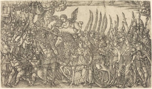 The Triumph of the Unicorn, 1561, by Jean Duvet, France, Historical, digitally restored