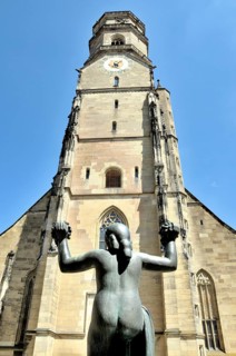 The collegiate church is the oldest Protestant church in Stuttgart and one of the city's landmarks.