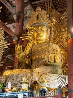 Nyoirin-kannon, Guanyin, statue, Todai-ji, Todaiji temple, Nara, Japan, Asia