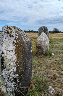 Stone setting at the cemetery of Gettlinge (Gettlinge gravfält), which was used from the Late