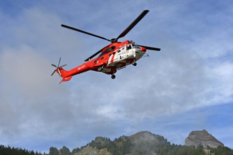 Multi-purpose transport helicopter AS 332 Super Cougar C1 HB-XVY from Heliswiss International AG on