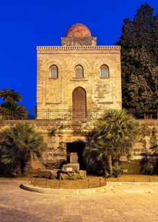Church of San Cataldo by night, Palermo, Sicily, Italy, Europe