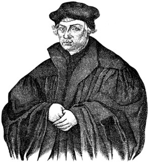 Johannes Bugenhagen (1485-1558) after a painting by Lucas Cranach 1543, Doctor Pomeranus, German