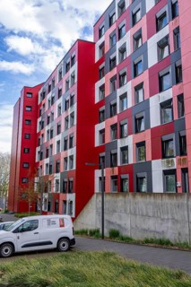 Student hall of residence of the Studierendenwerk Essen-Duisburg in Essen, over 310 furnished rooms