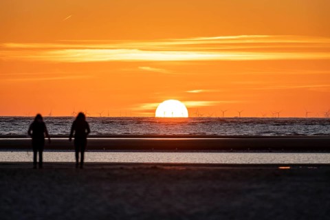 North Sea island of Langeoog, early summer, shortly after the first easing of the lockdown in the