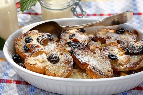 Swabian cuisine, Ofenschlupfer, sweet main course or dessert, dessert, sweet dish, typical Swabian,