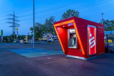 New ATM on the site of a shopping centre in Mülheim-Dümpten, free-standing, should be blast-proof,