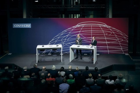 Friedrich Merz, Chairman of the CDU/CSU parliamentary group in the German Bundestag and Alexander