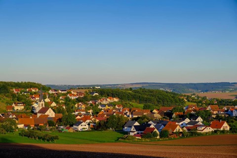 Windshausen, Rhön-Grabfeld, Rhön, Lower Franconia, Franconia, Bavaria, Germany, Europe