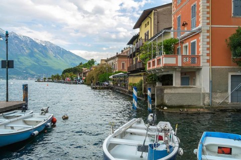 Limone sul Garda, Lake Garda, Province of Brescia, Lombardy, Italy, Europe