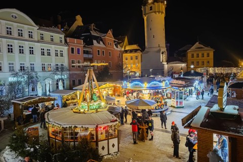 The Bautzen Christmas market in Upper Lusatia, known today as the Bautzener Wenzelsmarkt, or