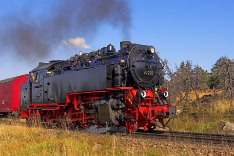 HSB railway, Harz narrow-gauge railway, Harz, Federal Republic of Germany