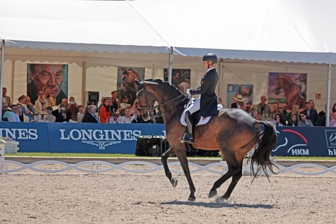 Jessica von Bredow-Werndl on TSF Dalera, dressage rider, Olympic gold medallist, Balve