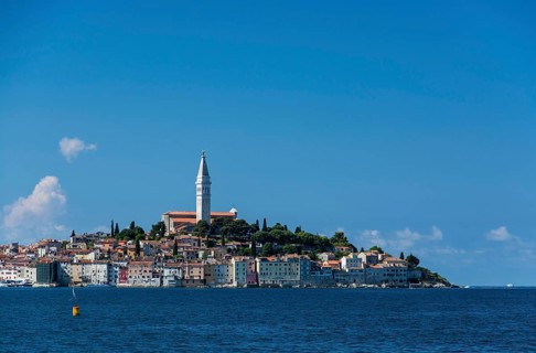 Rovinj is a town in Croatia on the west coast of the Istrian peninsula, Croatia, Europe