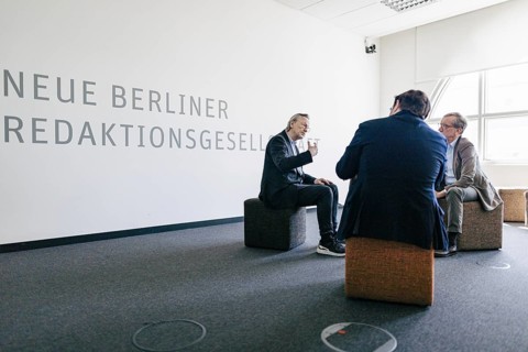 Peter Brandt, recorded during an interview at the NBR office in Berlin. 09.05.2022