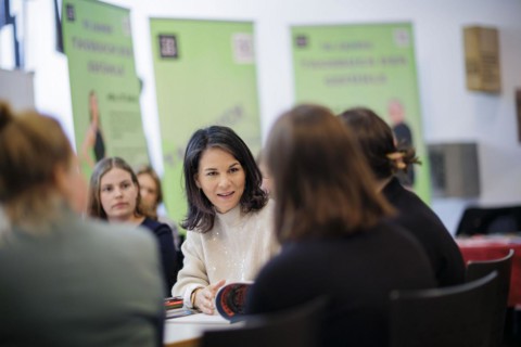 Annalena Bärbock (Alliance 90/The Greens), Federal Foreign Minister, photographed on the occasion
