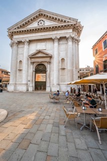 Leonardo da Vinci Museum in Campo San Rocco square, Scoletta di San Rocco, Venice, Veneto, Italy,