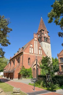 Oberlinkirche, Oberlinhaus, Rudolf-Breitscheid-Straße, Babelsberg, Potsdam, Brandenburg, Germany,