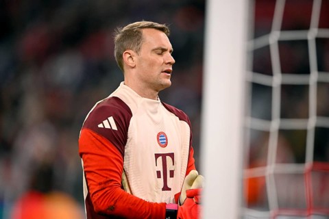 Goalkeeper Manuel Neuer FC Bayern Munich FCB (01) pensive, Champions League, Allianz Arena, Munich,