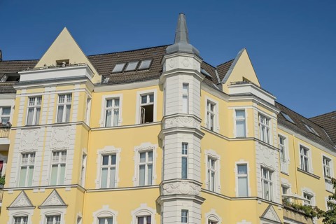 Old building, Schillerplatz, Stubenrauchstraße, Friedenau, Berlin, Germany, Europe