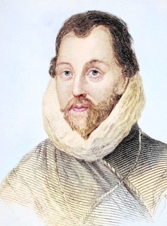 Sir Francis Drake, 1540/3, 1596, English Admiral, Illustration from Old England's Worthies,