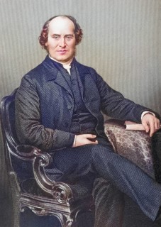 William Weldon Champneys, 1807-1875, Dean of Lichfield. Painted by DJPound after a photograph by