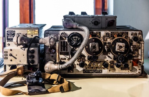 Radio transceiver Mod. MK-19, military museum, planned town with star-shaped layout, Palmanaova,