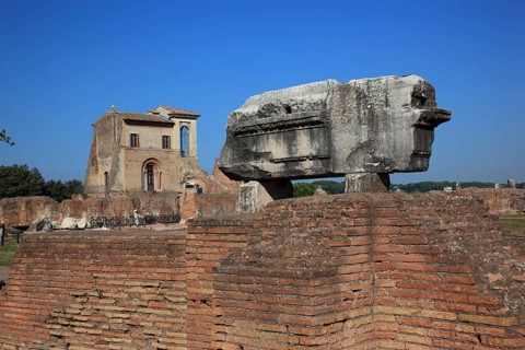 Domus Flavia, Monte Palatino, Palatine Hill, Rome, Italy, Europe