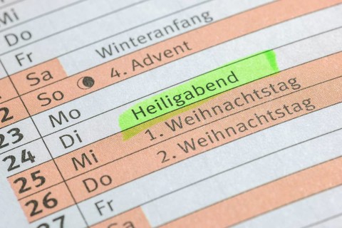 Calendar, 24 December, 4th Advent, Christmas, Christmas Eve, biros, Germany, Europe