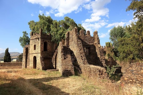 Amhara region, in the Gemp palace complex in Gondar, Gonder, UNESCO, world, heritage, cultural