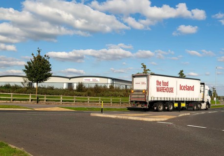 Iceland frozen food warehouse and distribution centre building, Symmetry Park, Swindon, Wiltshire,