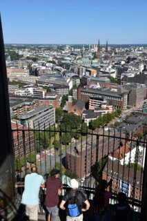 Europe, Germany, Hanseatic City of Hamburg, View of City, View of City from Michel,