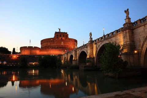 Castel Sant'Angelo, Mausoleo di Adriano, Mausoleum for the Roman Emperor Hadrian, Castel