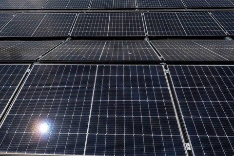 Solar panels, solar modules, a larger solar system
