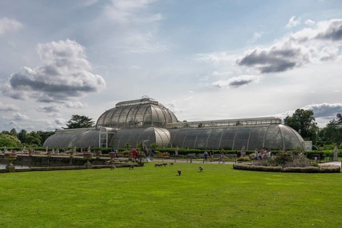 Palm House, the oldest Victorian greenhouse in the world, Royal Botanic Gardens, Kew, London,