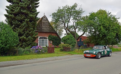 Europe, Germany, Lower Saxony, Lower Elbe Classics, classic car tour, MG B GT, year of construction
