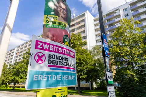 The hot phase of the state election campaign in Saxony can be seen in the amount of different