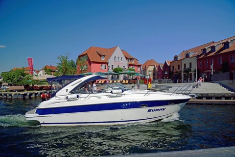 Europe, Germany, Mecklenburg-Western Pomerania, island town of Malchow, Lake Malchow, jetty,