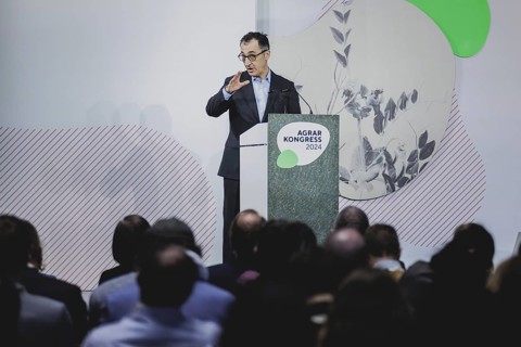 Cem Özdemir (Alliance 90/The Greens), Federal Minister of Agriculture and Food, recorded during a
