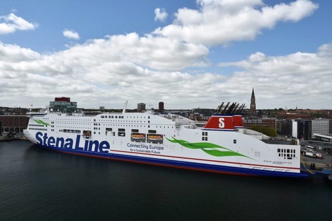 Stena Line ferry in Kiel, Germany, Europe