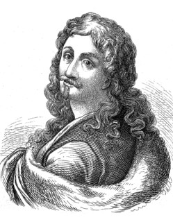 Salvator Rosa, 22 July 1615, 15 March 1673, an Italian draughtsman, painter, poet and actor,