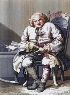 Simon Fraser Lord Lovat 1667 to 1747 Scottish Jacobite chief From the original by Hogarth from The