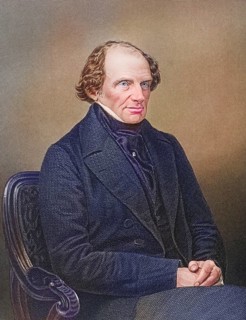 Lord John Russell, 1st Earl Russell (1792-1878), Prime Minister of England. Engraving by DJ Pound