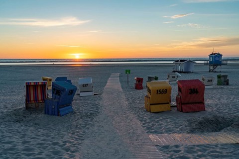 North Sea island of Langeoog, early summer, shortly after the first easing of the lockdown in the