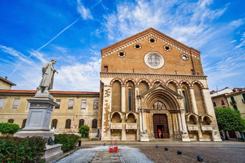 Church of San Lorenzo, Vicenza, Veneto, Italy, Europe
