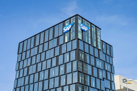 SAP high-rise building, branch office and training centre, administration, Frankfurter Straße,