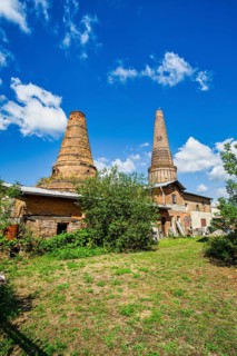 Historic lime kilns, Wriezen, Brandenburg, Germany, Europe